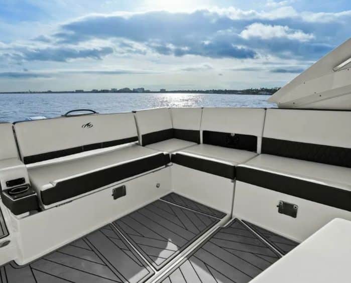 Luxury charter boat interior 